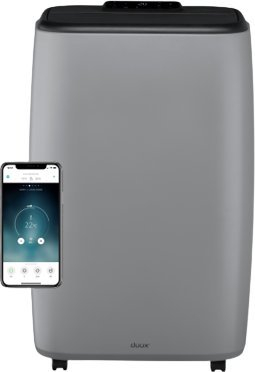 Преносен клима-уред Duux North Smart DXMA22, 9000 BTU, енергетска класа A, светлосива