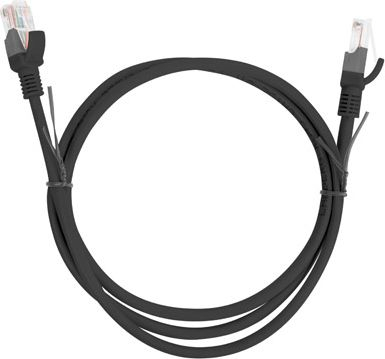 Kabllo rrjeti Lanberg Patchcord PCU6-10CC-0200-BK, Cat6 UTP, 2m, e zezë