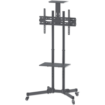 Karrocë dyshemeje për TV LCD/LED/Plasma, 37-70", 50 kg, e zezë