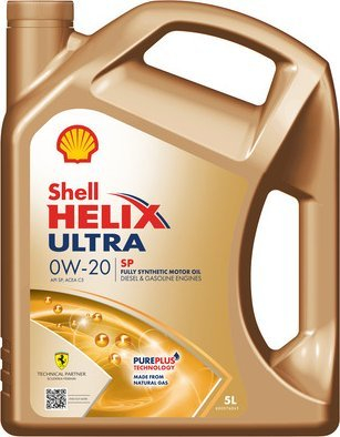 Vaj motori Shell Helix Ultra 0W-20 SP, plotësisht sintetik, 5L