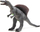 Lodër dinosauri Spinosaurus, me zë, gome e butë, gri