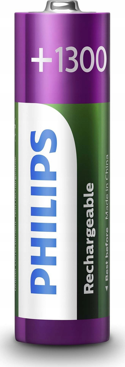 Bateri të rimbushshme Philips 3082 HR6, AA, 1300mAh, NiMH, 4 copë