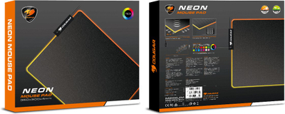 Mousepad gaming Cougar NEON, RGB, i madh, i zi