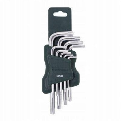 Set çelësash Torx Rockforce T10 T50, 9 copë, L formë