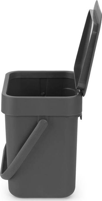 Kosh plehrash Brabantia Sort &amp; Go 3L, për ndarje mbetjesh, gri