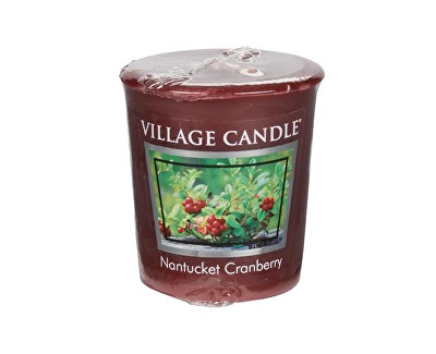 Qiri aromatike me aromë të Boronicës të kuqe, Village Candle, 57g
