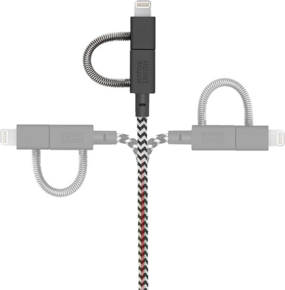 Kabllo karikimi Native Union Belt Cable Universal, 2m, Zebra