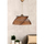 Llambë tavani dru+bamboo Ø36×65 cm (HM7358)