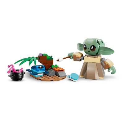 Set ndërtimi LEGO Star Wars Grogu’s Homestead 75443, 107 pjesë, 4+