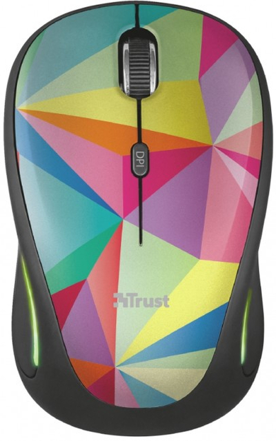 Maus wireless Trust Yvi FX 22337, USB, për laptop edhe kompjuter, shumëngjyrësh