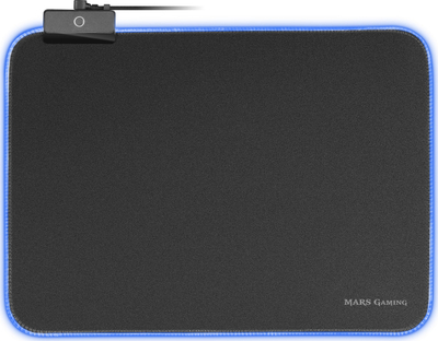 Mousepad gaming Mars Gaming MMPRGBL, ndriçim RGB, USB, i zi