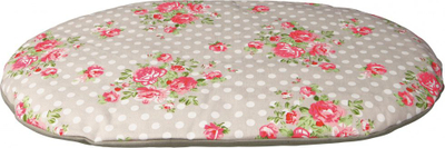 Jastëk Trixie Rose – 64 × 41 cm, ngjyrë gri
