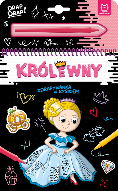 Librushkë aktiviteti “Princesses Scratch off With Stylus”, me stilolaps, për kalamaj