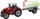 Set lodrash traktor me rimorkio Leantoys, 3 copa, metal edhe plastikë, shumëngjyrësh