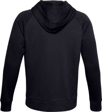Bluzë me kapuç Under Armour Rival Fleece FZ M, për meshkuj, me zinxhir të plotë, e zezë