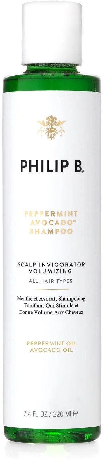 Shampo flokësh Philip B Peppermint Avocado, 7.4 oz