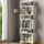 Raft librash Woody Fashion Block, stil nordik, melaminë 18mm, i bardhë me walnut