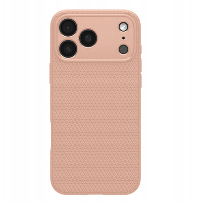 Mbulesë telefoni Spigen Liquid Air për iPhone 17 Pro Max, kundër rrëshqitjes, rozë Titanium