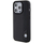 Mbrojtëse telefoni BMW BMHCP15X22RBDK, për iPhone 15 Pro Max, hardcase lëkurë, e zezë
