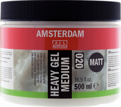 Medium akrilik Amsterdam Heavy Gel 020 Matte, 500ml, transparent