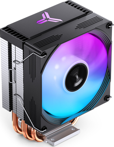Ftohës CPU Jonsbo CR-1300 EVO, ventilator 90 mm, RGB, i zi
