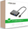 Adapter video Ugreen HDMI në VGA dhe HDMI, me dy dalje bashkë, gri
