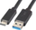 Kabllo USB M-CAB USB 3.1, USB-A me USB-C, 5A, 50cm, e zezë