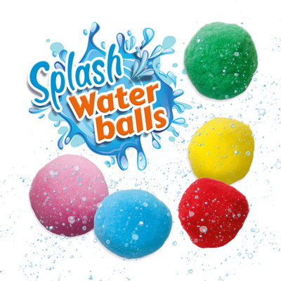 Set toptha uji Splash Water Balls, 70 copë, me kovë, shumëngjyrësh