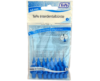 Brushë(gjilpërë) dhëmbësh TePe Interdental, 0.6mm