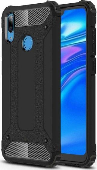 Futrollë Armor për Samsung Galaxy A72 / A72 5G, mbrojtëse hibride, antishok, ngjyrë e zezë