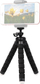 Tripod fleksibël Octopus për kamera dhe smartphone, me kapëse universale, i zi