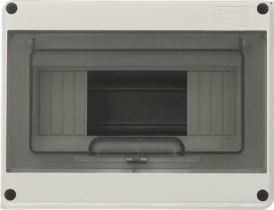 Panel elektrik sipërfaqësor Marlanvil 92.08, 8 module, IP65, gri