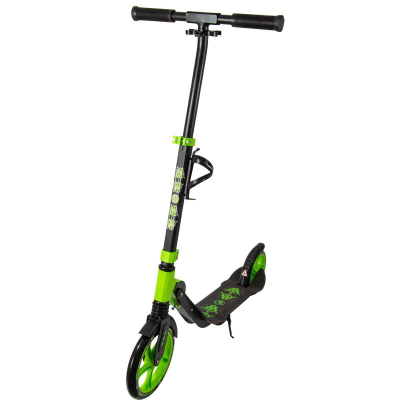 Trotinet PowerBlade Ornament për të rritur, palosës, i zi me jeshile