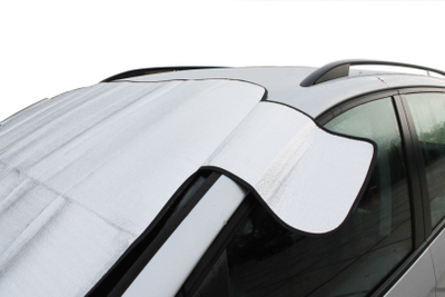 Mbrojtëse xhami Abbey Anti-frost Sun Shade XL, 143 x 105 cm, alumini, argjendtë