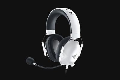 Гејминг слушалки Razer BlackShark V2 X, 7.1 сурраунд, со микрофон, бели