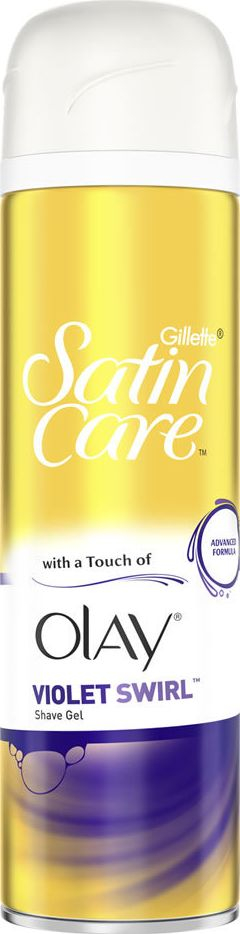 Гел за бричење Gillette Satin Care Olay Violet Swirl, 200 ml