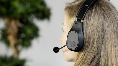 Kufje me mikrofon Speedlink SONA, mono, Bluetooth USB, të zeza