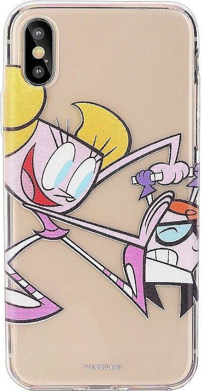 Mbulesë silikoni Cartoon Network për Samsung Galaxy J6 Plus 2018, Dexter dhe Dee Dee, transparente