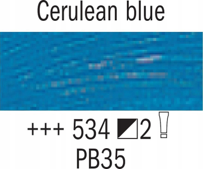 Bojë vaji Talens Van Gogh 534, Cerulean Blue, 60ml, blu