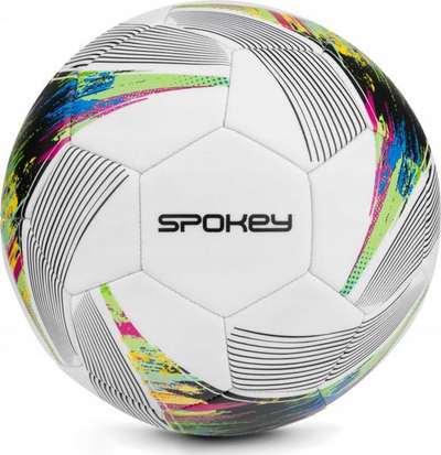 Top futbolli Spokey Prodigy, madhësia 5, TPU, i bardhë