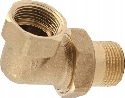 Аголен бронзен спојувач Strong, 5/4", за вода