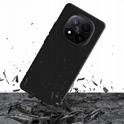 Kapotë telefoni 3MK Matt Case Pro, për Xiaomi Redmi Note 14 Pro Plus 5G, e zezë