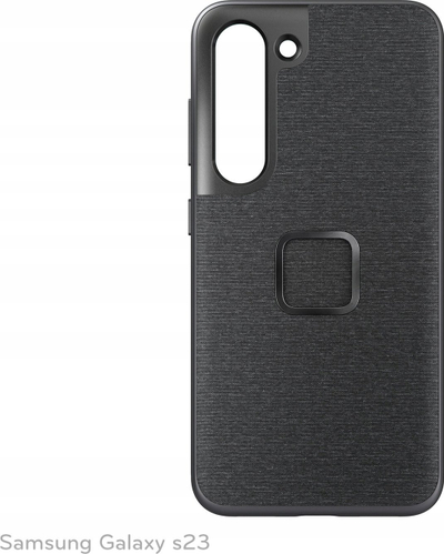 Këllëf telefoni Peak Design Mobile Everyday Fabric Case për Samsung Galaxy S23, SlimLink magnetik, ngjyrë charcoal