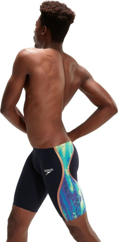 Rroba banjo gare për burra Speedo LZR Intent 2.0, kompresion i fortë, navy me shumë ngjyra