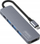 Hub USB C Somostel SMS-BZ08, 5 në 1, PD 60W, HDMI 4K, gri metalik