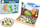 Puzzle magnetik me dinozaurë Leantoys, dërrasë e bardhë
