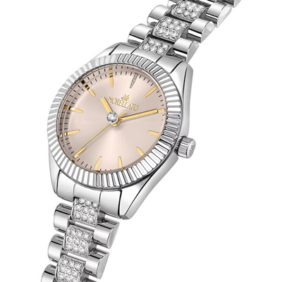 Set për femra Morellato, orë dore Magia R0153165538 + byzylyk, i argjendtë