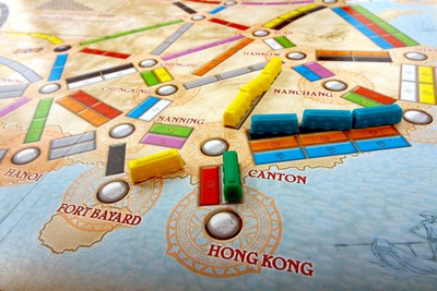 Zgjerim loje Rebel Ticket to Ride Map Collection 1 Asia, 2 harta, për 2 deri në 6 lojtarë