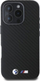 Këllëf telefoni BMW BMHCP16L23PUFWC për iPhone 16 Pro 6.3", metal karboni, i zi