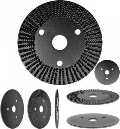Диск рашпа за дрво Tarpol T-04 Straight-A, 115mm, сечење и обликување, златен